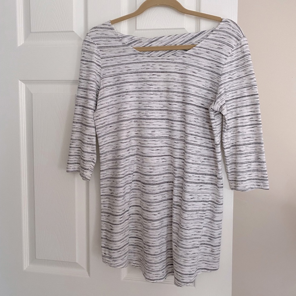 Pure Jill Fit Cross Back Tunic Top